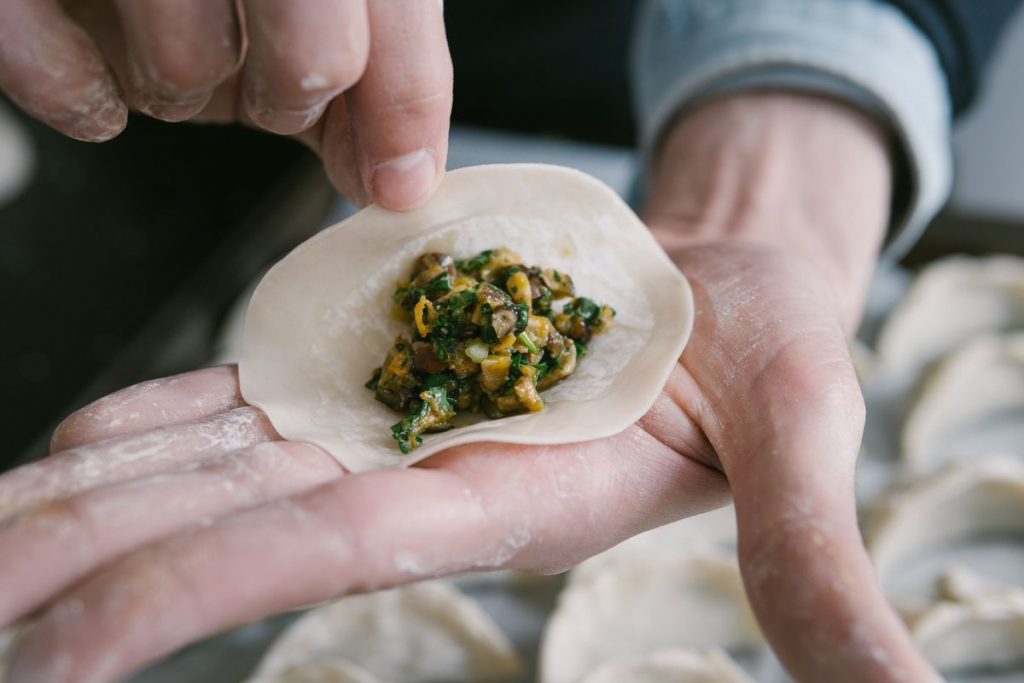 jiaozi, ripieno